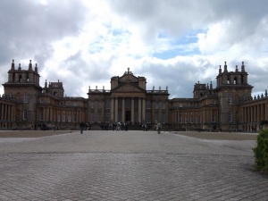 Blenheim Palace taken from the Great Court. 