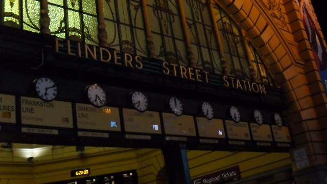 Flinders Street Station, Melbourne, Victoria, Australia.
